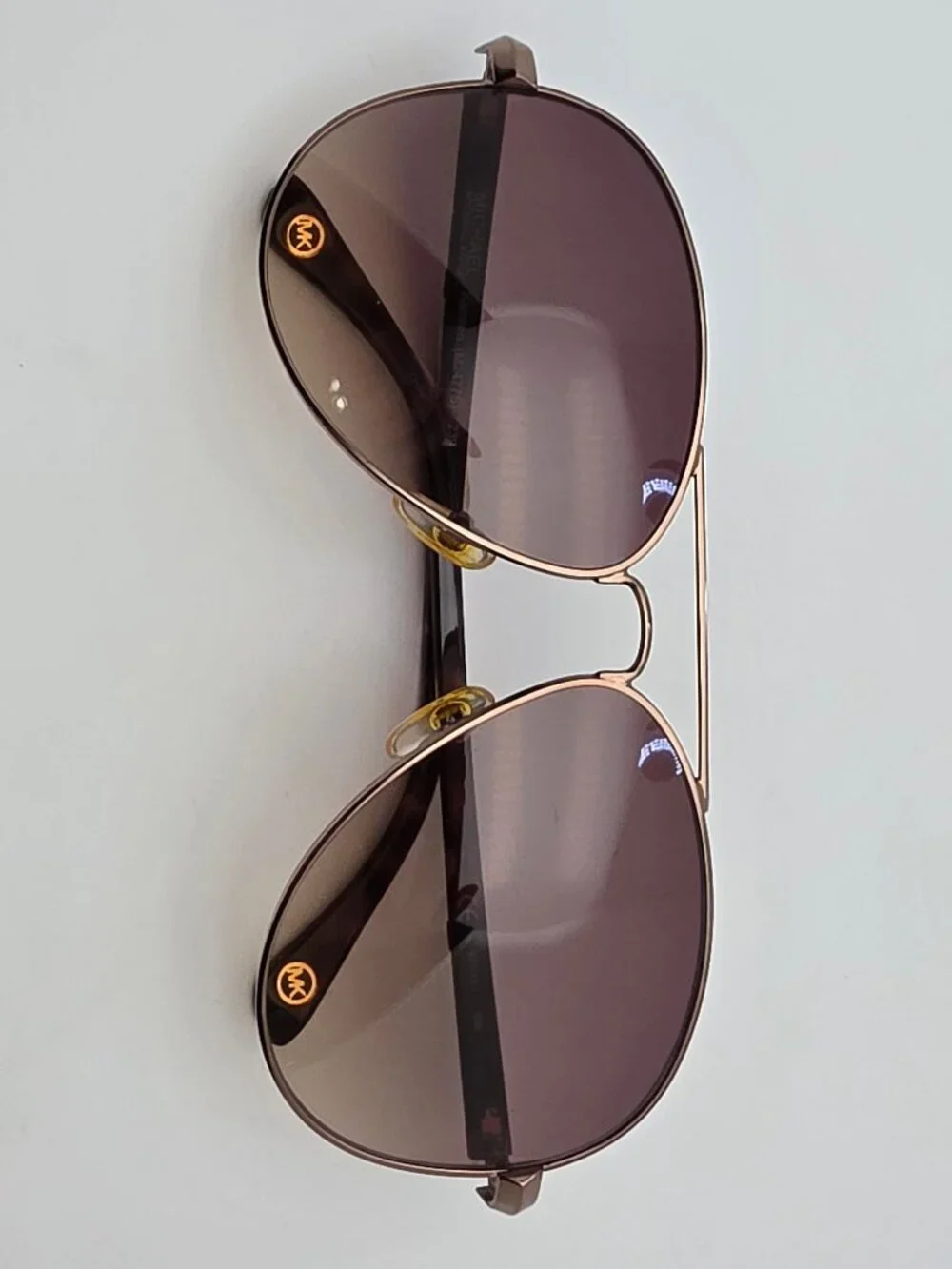 Michael Kors Karmen M2477S 239 Taupe Frame Brown Gradient Aviator Sunglasses